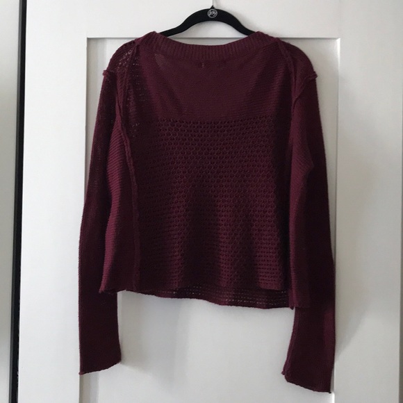 Maroon Knitted Sweater - Picture 3 of 3